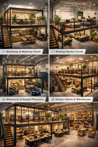 Mezzanine Ruang Kantor di Cimanggung